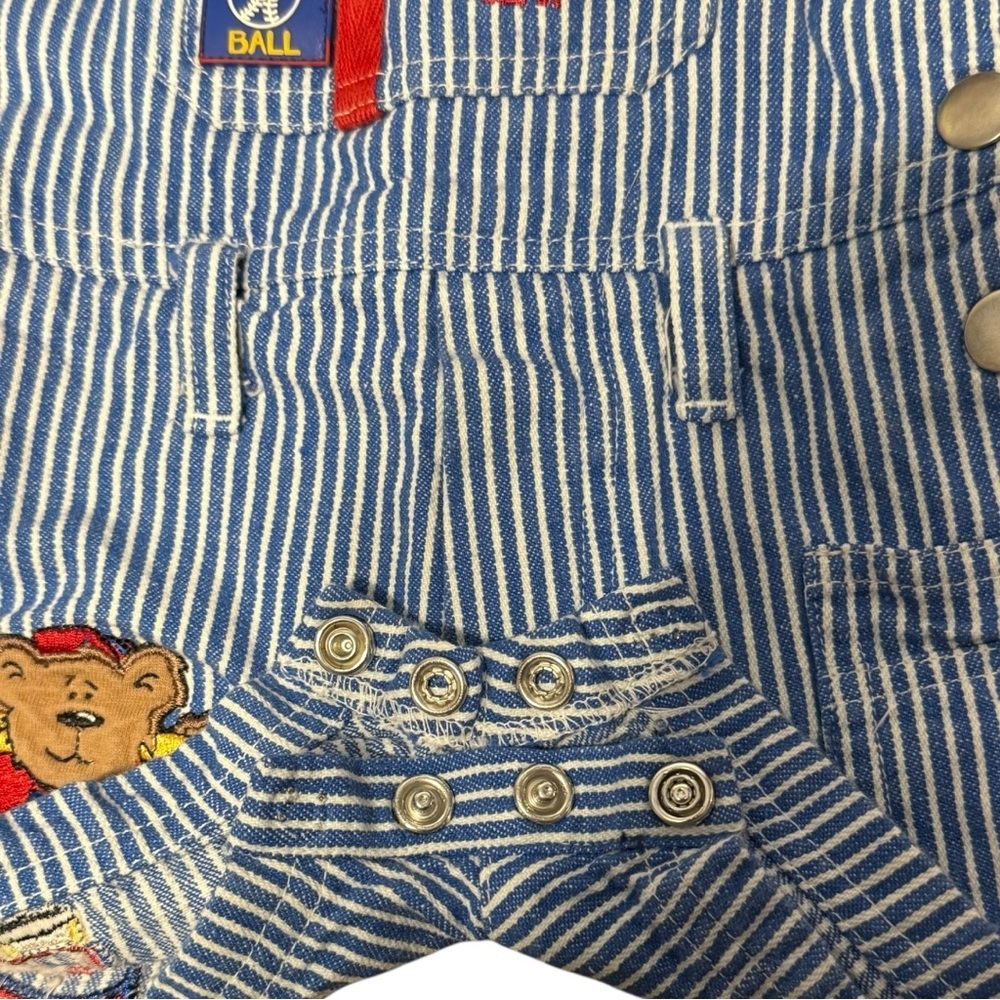 Vintage Buster Brown Baseball Shortalls – 12 Months - Picture 6 of 9
